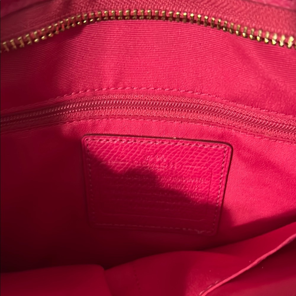 Coach Signature Brown and Pink Crossbody Bag - Picture 6 of 6